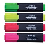 OFFICE PRODUCTS 17055214-99 Surligneur 4 pièces assorties