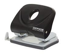 OFFICE PRODUCTS 18051611-05 Perforatrice jusqu'à 30 feuilles/mécanisme et boîtier en métal/plastique (ABS)/ Couleur : noir/embout en plastique antidérapant pour le sol