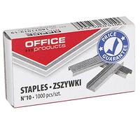 Office Products 18071019-19 Agrafes 10/5, Lot de 1000, argenté