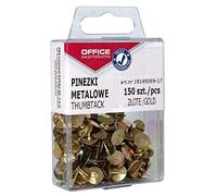 Office Products 18195069 ? 17 Metallene Punaises 150 Pièces Dans La Boîte, Jaune