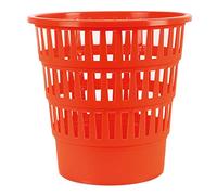 Office Products 19053621-07 Corbeille à papier écologique en polypropylène résistant aux fissures Orange 30,8 x 31 x 30,8 cm 16 l