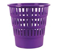 Office Products 19053621-09 Corbeille à papier en plastique pour bureau cuisine Design élégant et pratique Résistant aux fissures Violet 30,8 x 31 x 30,8 cm 16 l