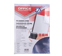 Office Products 20221515-90 deckblätter à nouer PVC, A4, 150 g/m² Lot de 100 Transparent