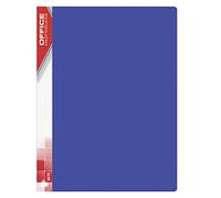 Office Products 21122011-01 Lot de 20 pochettes perforées en polypropylène Bleu Format A4 620 microns
