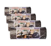 Office Products 22021252-05 Lot de 40 sacs poubelle solides et indéchirables en polyéthylène basse densité Noir Épaisseur du film 30 μm 240 l