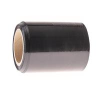 Office Products Film étirable noir 1 petit rouleau de film étirable à la main / 90 m - 10 cm / 0,25 kg net 23 microns/rouleau de film étirable/film d'emballage