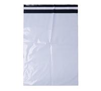 Office Products Lot de 100 sacs d'expédition en plastique PEBD opaques 35 x 46 x 5 cm Couleur : blanc