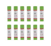 OFFICE PRODUCTS Lot de 12 bâtons de colle d'origine 40 g blanc/Colle adaptée aux enfants pour les arts et les travaux manuels/PVA/sans solvant soluble dans l'eau/pour fournitures scolaires et