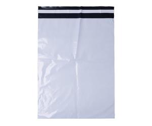 OFFICE PRODUCTS Lot de 50 pochettes d'expédition en plastique PEBD opaques 80 x 55 x 5 cm Couleur : blanc