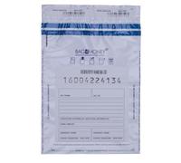 Office Products Lot de 50 sacs de sécurité, blancs, B4, 255 x 340 mm, anti-éjection, pour le transport d'argent liquide et d'objets de valeur, numérotés individuellement