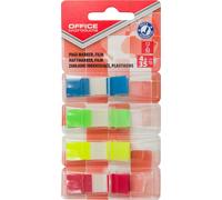 OFFICE PRODUCTS onglets d'indexation, PP, standard, 12x43mm, 4x35 cartes, vierges