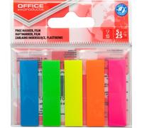 Office Products Onglets d'indexation standard PP 12x45mm mélange de couleurs