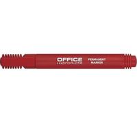 Office Products - Produits marqueur permanent 1-3 mm, rond, rood