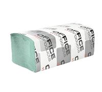 OFFICE PRODUCTS ZZ Essuie-mains pliables, recyclées, économiques, pour le bureau, la maison, la salle de bain, les toilettes, universelles, efficaces, absorbantes, 1 épaisseur, 4000 feuilles, 20
