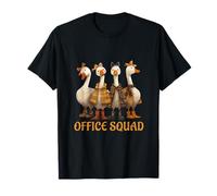 Office Squad Life Front Offices Team Appréciation Silly Duck T-Shirt
