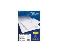 Office Star - Blanc - 48.5 X 25.4 Mm 4000 Étiquette(S) (100 Feuille(S) X 40 Étiquettes