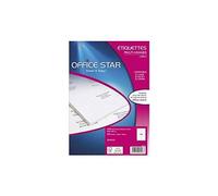 OFFICE STAR Lot de 3 Boîtes de 1200 étiquettes multi-usage blanches 63,5 x 38,1 mm