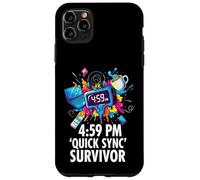 Office Worker 4:59 PM Quick Sync Survivor Meme Coque pour iPhone 11 Pro Max