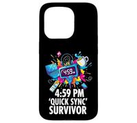 Office Worker 4:59 PM Quick Sync Survivor Meme Coque pour iPhone 15 Pro