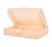 OfficeKing 25Carton d'expédition pliable 24 x 16 x 4,5 cm, Marron, MB-3 cartons d'expédition extra-plats DIN A5 (23 x 15,5 x 4,1 cm) Poste Boîte pliante