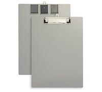 Officemate Porte-bloc magnétique en aluminium avec clip à profil bas, argent (83217)