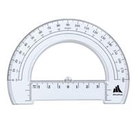 Officeplast Rapporteur Cristal 180° 12cm