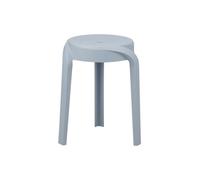 OFFICEPRO SEATING Twist Tabouret Bas empilable - Bleu Clair (Lot de 2)