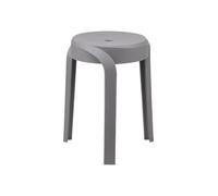 OFFICEPRO SEATING Twist Tabouret Bas empilable - Gris (Lot de 2)