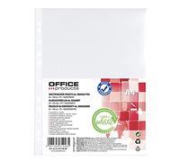 OFFICER PRODUCTS 21141155-90 Lot de 100 pochettes transparentes en plastique perforées Format A4