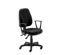 OFFICER PRODUCTS 23023521-05 Paros Chaise de Bureau Noir Charge maximale 150 k