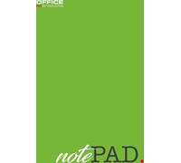 OFFICER PRODUCTS Bloc-notes A5 quadrillé Paquet de 10 10 pièces 50 feuilles 100 pages Bloc-notes Bloc papier École Bureau Dessus Collé Personnalisé