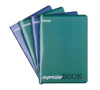 OFFICER PRODUCTS Lot de 4 cahiers d'écolier/Format A5 96/96 feuilles lignées/mixtes - 4 pièces/paquet de motifs assortis/pour jeunes enfants/avec marge/cartes blanches