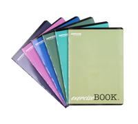 OFFICER PRODUCTS Lot de 8 cahiers d'école, format A5, 60/60 feuilles, ligné, mixte, 8 pièces, motifs assortis, pour la rentrée des classes primaire, avec marge, cartes blanches