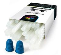 OfficeTree 45x Baton Colle Chaude 11mm x 200 mm - Recharge Pistolet à Colle 11mm - Séchage Rapide et Extra Fort - Idéal pour Bricolage et Divers Matériaux - Baton de colle Chaude