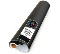 OfficeTree Film Tableau Noir Rouleau 43 x 300 cm - Autoadhésif Tableau Noir Ardoise Mural - Tableau Craie Mural - Écrire Dessiner Peindre Souligner à la Craie - Intérieur Décoration DIY Présentation