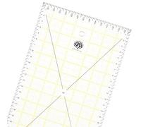 OfficeTree Règle universelle pour des découpes précises - Transparente et lisible - 60 x 16 cm - Graduation en CM et indications d'angles - Parfait pour la couture, bricolage, patchwork, courtepointe