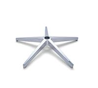 Officeworld | Base De Chaise De Bureau, Support Stable, Pied De Chaise Et De Fauteuil De Bureau Base Pivotante, Capacité De Charge Jusqu'à 180 Kg (Aluminium Et Chrome).