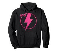 Official AC/DC Pink Distressed Logo ACDC Sweat à Capuche