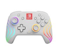 PDP Afterglow Wave Blanc Manette de jeu Analogique/Numérique Nintendo Switch, Nintendo Switch OLED