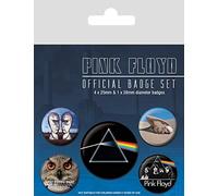 Official Badge Set 5 Pack Pink Floyd / Gift