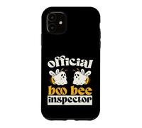 Official Boo Bee Inspector Halloween Humor Funny Ghost Coque pour iPhone 11