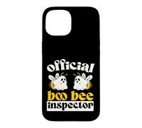 Official Boo Bee Inspector Halloween Humor Funny Ghost Coque pour iPhone 15