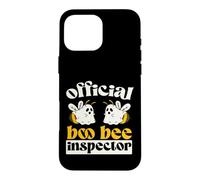 Official Boo Bee Inspector Halloween Humor Funny Ghost Coque pour iPhone 16 Pro Max