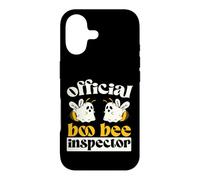 Official Boo Bee Inspector Halloween Humor Funny Ghost Coque pour iPhone 17