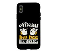 Official Boo Bee Inspector Halloween Humor Funny Ghost Coque pour iPhone X/XS
