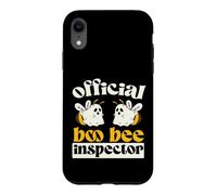 Official Boo Bee Inspector Halloween Humor Funny Ghost Coque pour iPhone XR