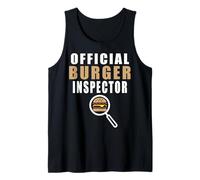 Official Burger Inspector Costume d'inspecteur de Burger Débardeur