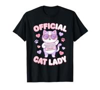 Official Cat Lady Crazy Cat Lady Club Lifetime Cat T-Shirt