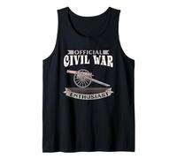 Official Civil War Enthusiast Guerre Civile Américaine USA Débardeur