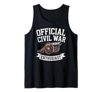 Official Civil War Enthusiast Guerre Civile Américaine USA Débardeur
